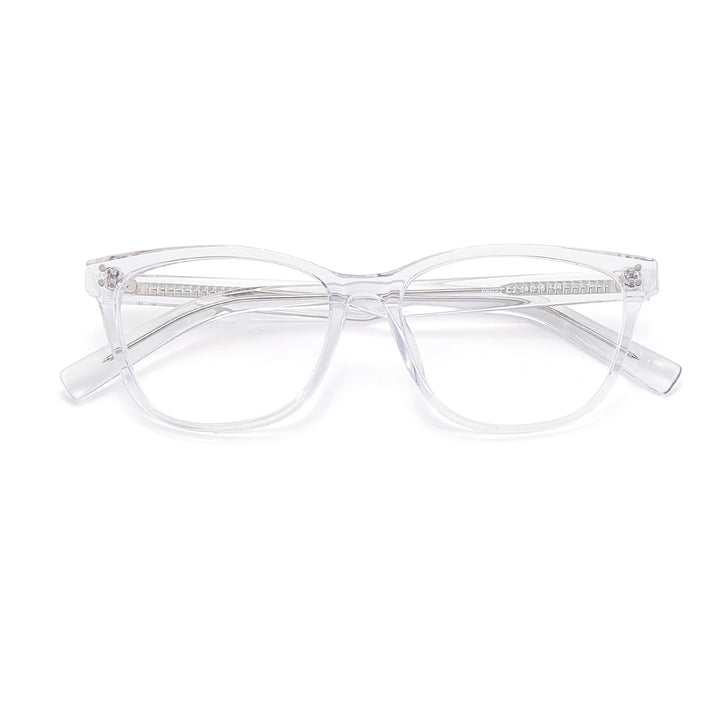 Yimaruili Women's Full Rim Square Cat Eye Acetate Eyeglasses 88022