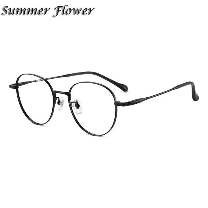 Chashma Women's Full Rim Oval Round Titanium Eyeglasses 61027
