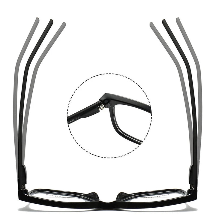 Muzz 68040 unisex round prescription eyeglasses — view 12