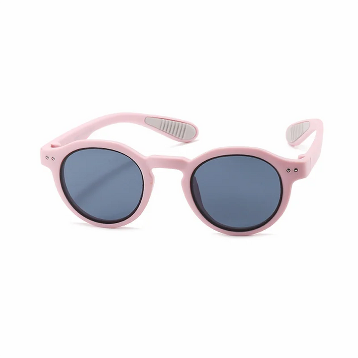 Ralferty Unisex Youth's Full Rim Round Acetate Polarized Sunglasses R843 Sunglasses Ralferty Pink As picture 