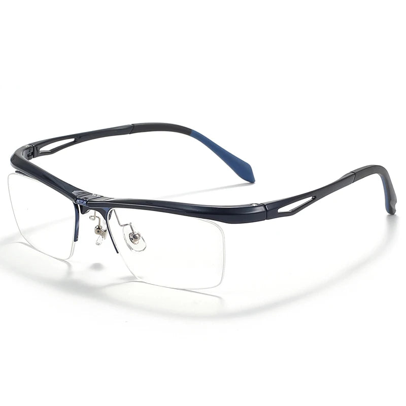 Muzz 9807 unisex flip up square alloy prescription eyeglasses — view 7