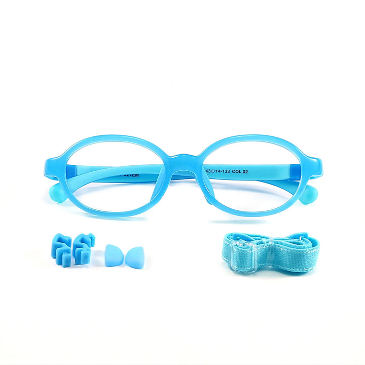 Yimaruili Unisex Full Rim Classic TR-90 Eyeglasses 9001 — view 3 | Yimaruili at FuzWeb