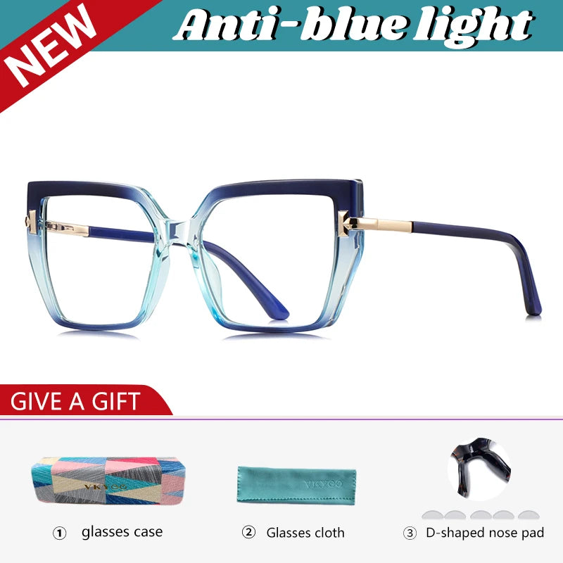 Vicky Women's Full Rim Butterfly TR 90 Alloy Reading Glasses 512267