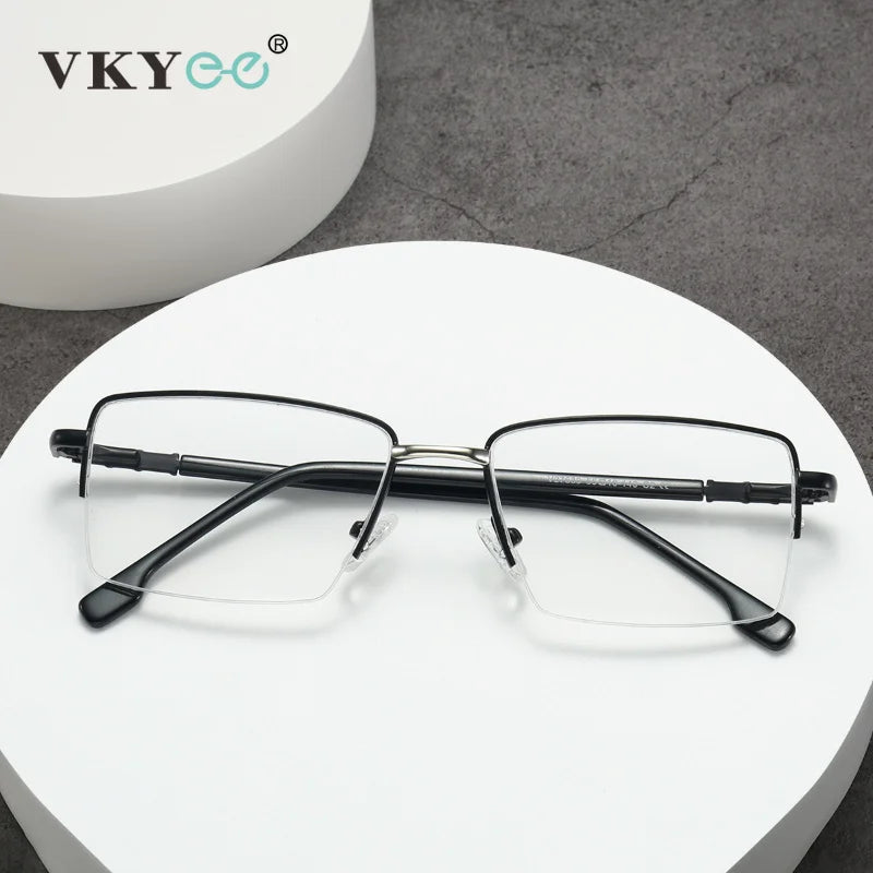 Vicky 27639 Men's Rectangle Full Rim Eyeglasses