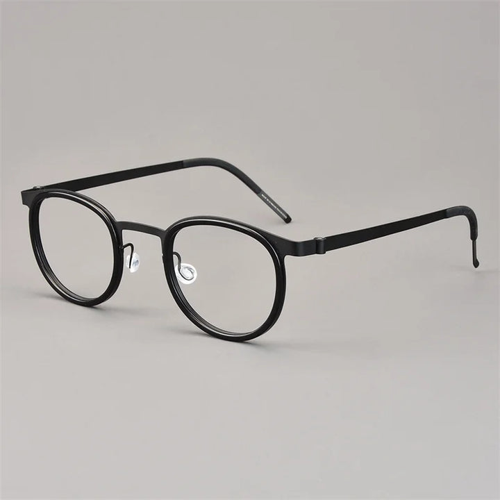 Bobbie Unisex Full Rim Round Acetate Eyeglasses 9704