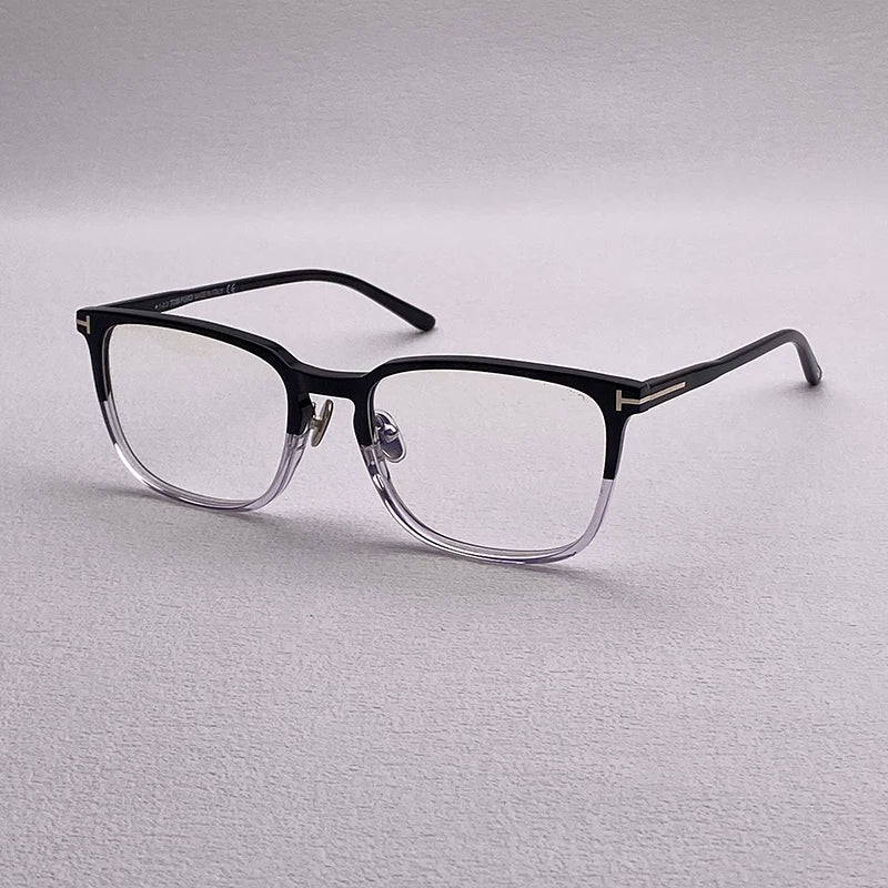 Nobler Unisex Full Rim Large Square Acetate Eyeglasses 5699 Full Rim Nobler C2  