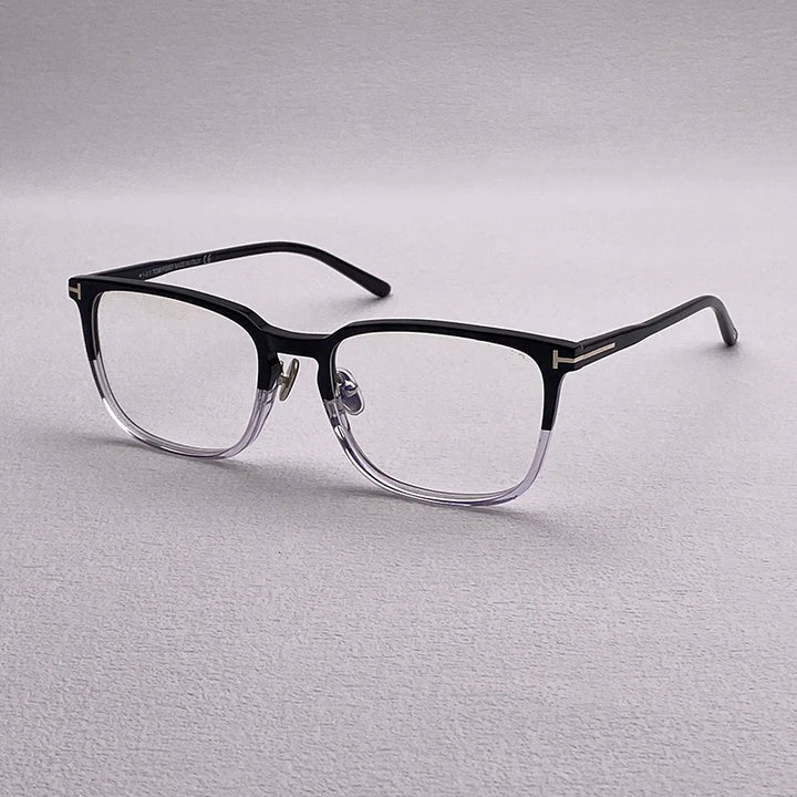 Nobler Unisex Full Rim Large Square Acetate Eyeglasses 5699 Full Rim Nobler C2  