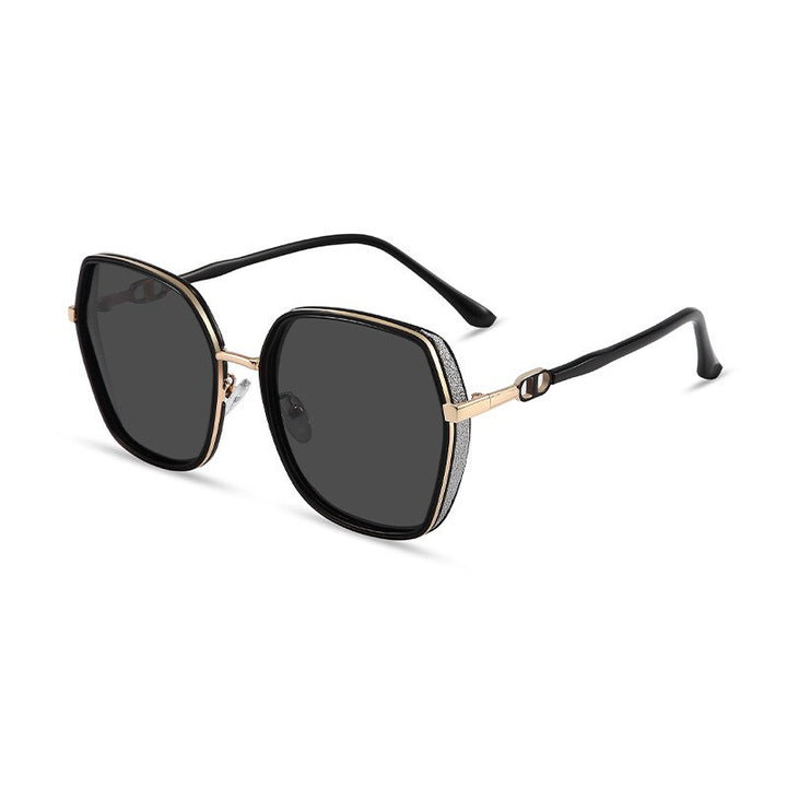 Zirosat Unisex Full Rim Square Alloy Acetate Polarized Sunglasses 8014 Sunglasses Zirosat   