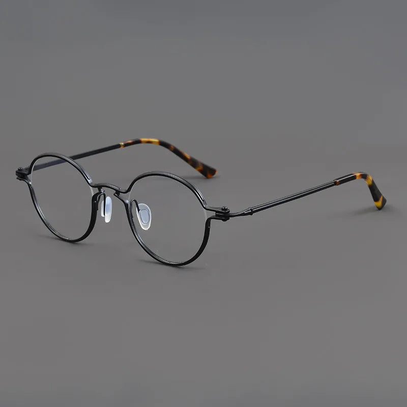 Aimee Unisex Full Rim Oval Round Titanium Eyeglasses 58951