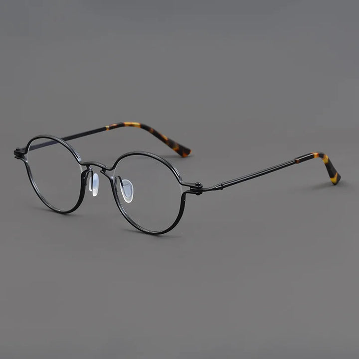 Aimee Unisex Full Rim Oval Round Titanium Eyeglasses 58951