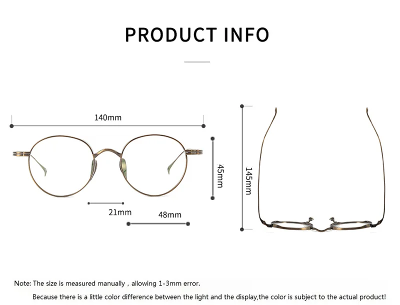 Bobbie Unisex Full Rim Oval Titanium Eyeglasses Clip On Sunglasses 642113