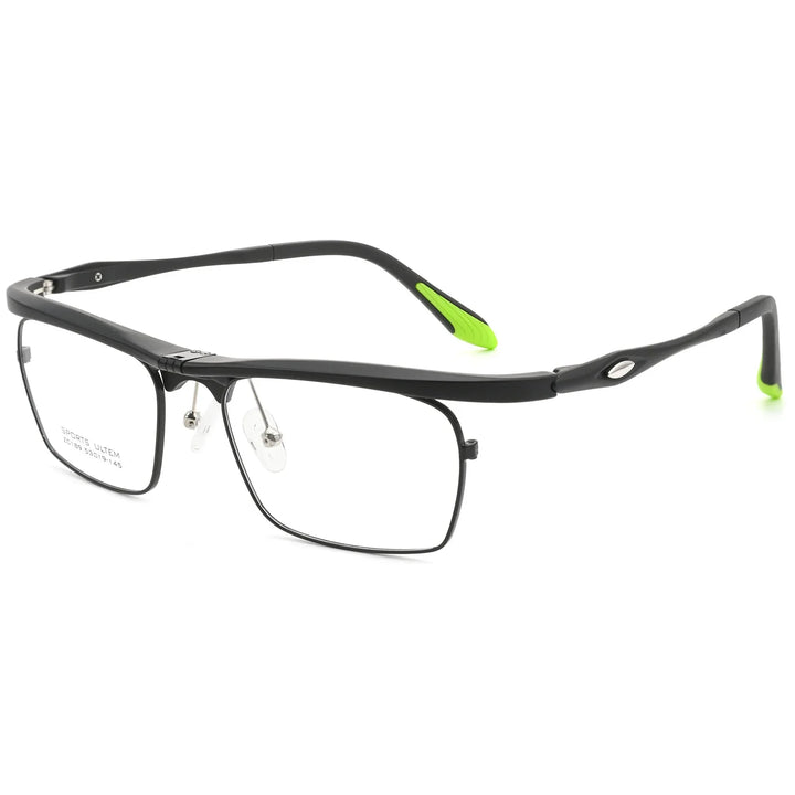 Bclear Unisex Full Rim Rectangle ULTEM Sports Eyeglasses BSF-Z189C
