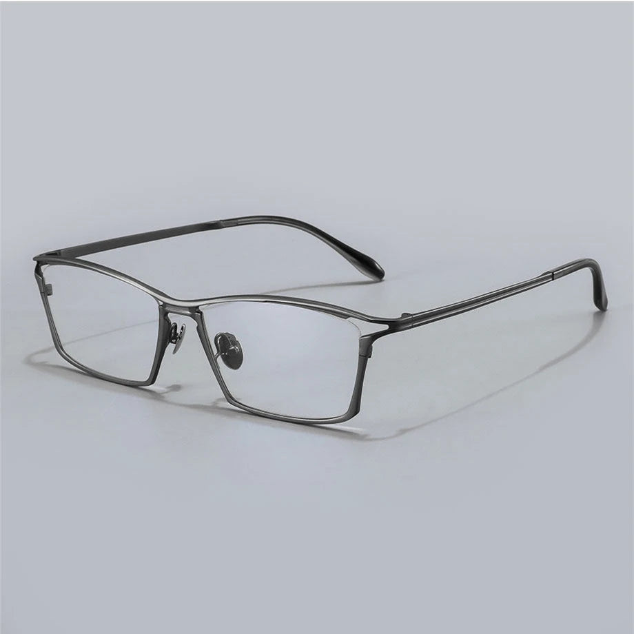 Black Mask Unisex Full Rim Square Titanium Eyeglasses BM-RLT6885 - view 3
