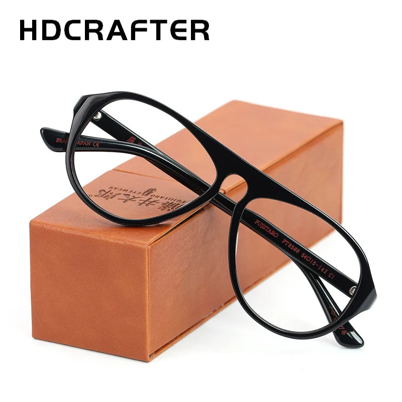 Hdcrafter 8568 unisex acetate prescription eyeglasses