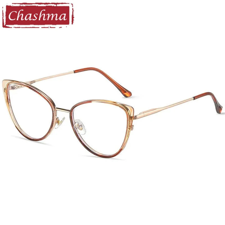 Chashma Women's Full Rim Oval Cat Eye Tr 90 Titanium Eyeglasses 87241