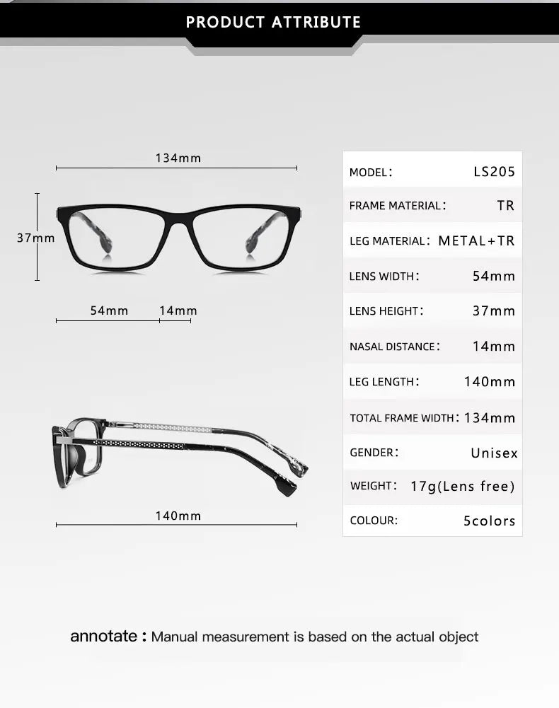 Vicky Women's Full Rim Square Tr 90 Titanium Reading Glasses 97205
