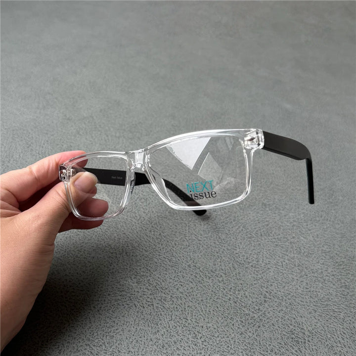 Cubojue Women's Full Rim Square Brow Line Acetate Reading Glasses 967311