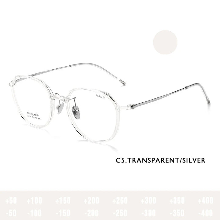 Kansept Women's Full Rim Flat Top Oval Tr 90 Titanium Reading Glasses 9116