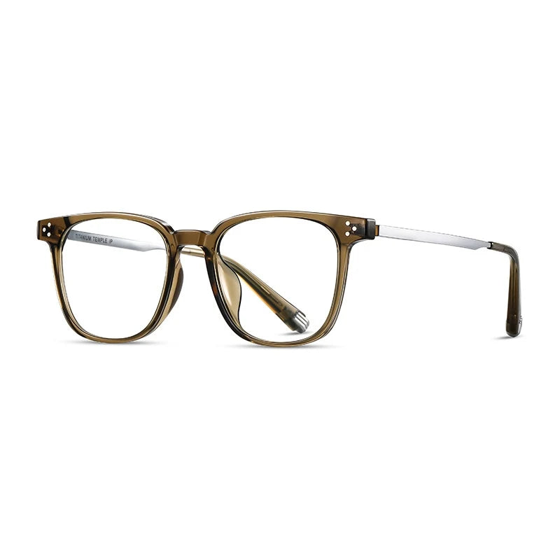 Yimaruili Unisex Full Rim Oval TR-90 Titanium Eyeglasses TR4001 — view 6 | Yimaruili at FuzWeb