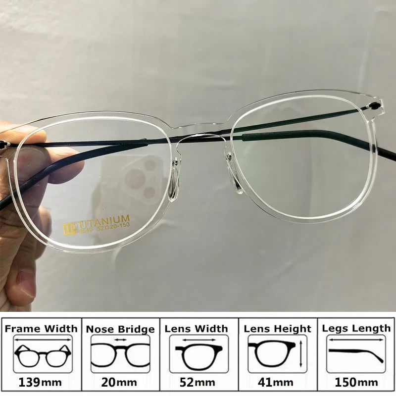 Bobbie Unisex Full Rim Square Acetate Eyeglasses 65-Series