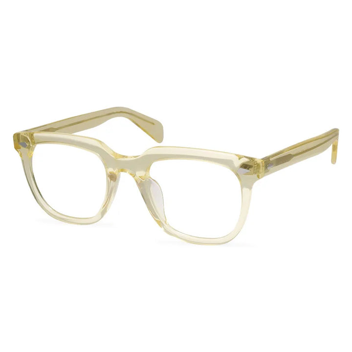 Nobler Unisex Full Rim Square Oval Acetate Eyeglasses 9571 Full Rim Nobler C7  