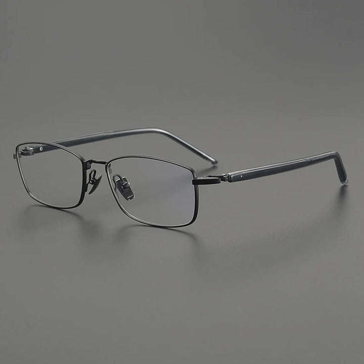 Gatenac Unisex Full Rim Big Square Titanium Eyeglasses Gxyj2648