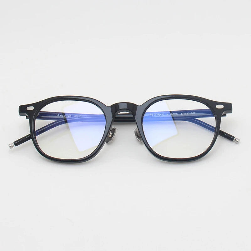 Black Mask Unisex Full Rim Square Acetate Eyeglasses BM-N02 - view 3
