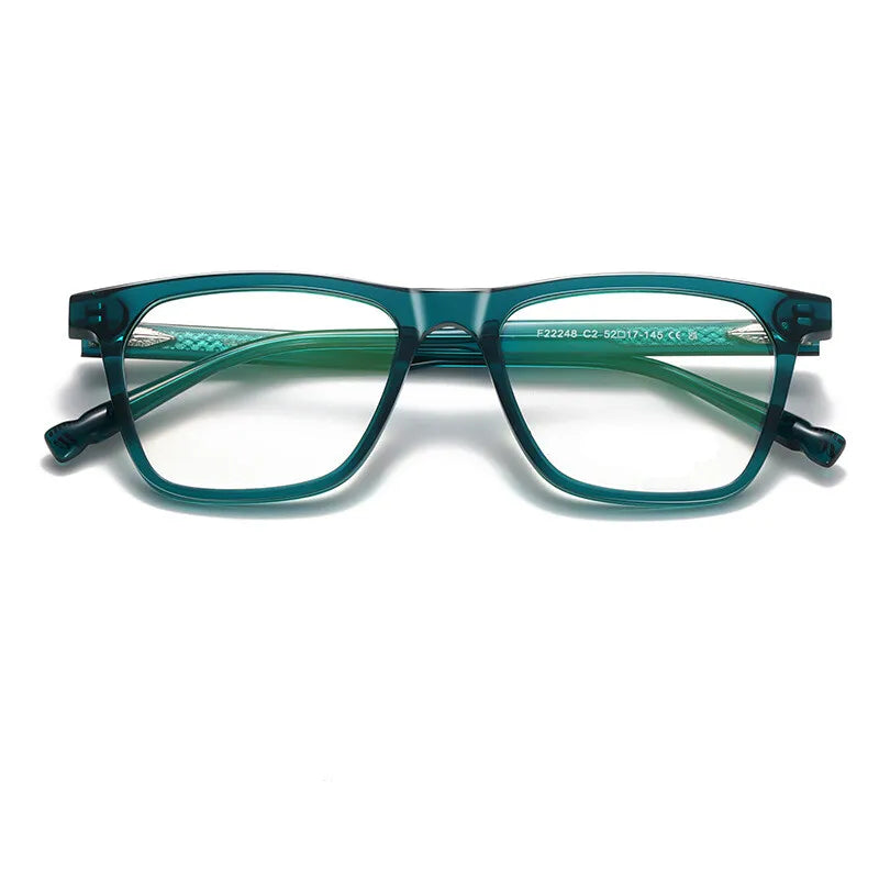 CCspace Women's Full Rim Square Acetate Reading Glasses 802576