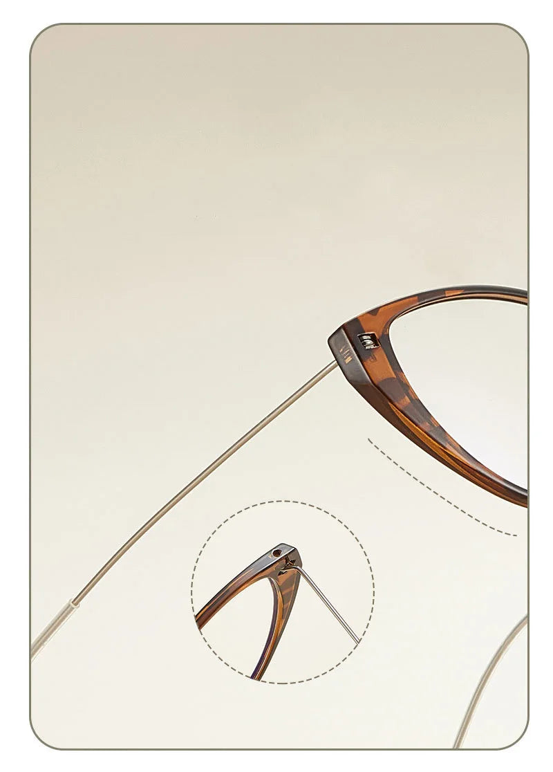 Gmei Optical 1002 women's cat eye TR90 prescription eyeglasses — view 12