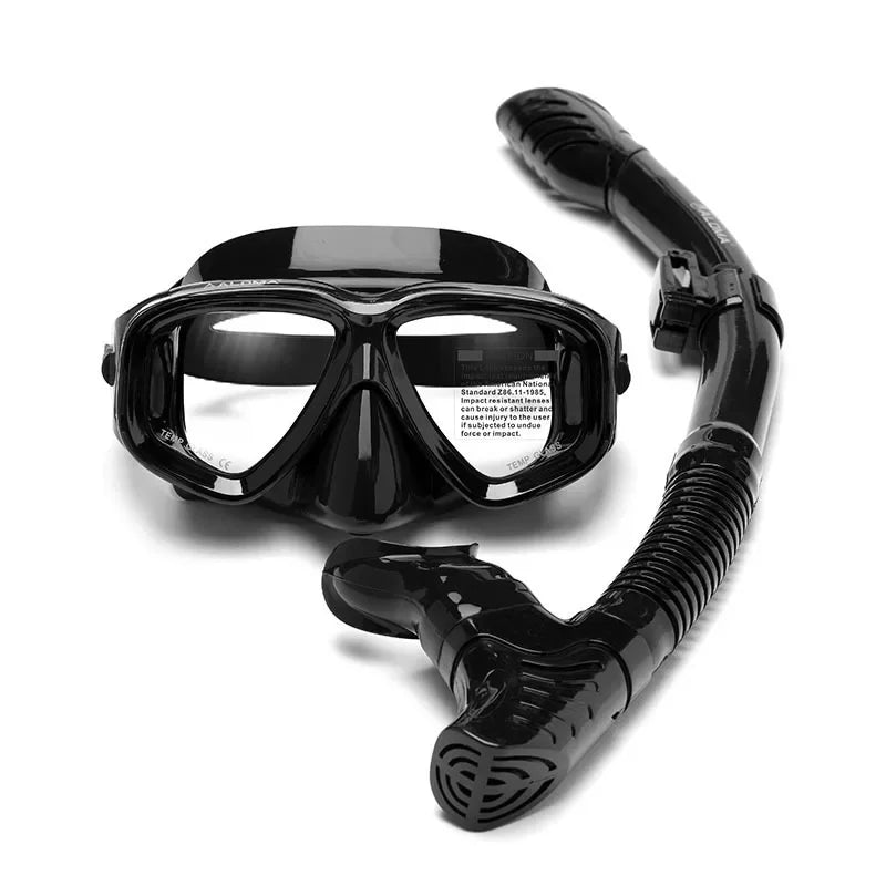 Aleefa Unisex Goggle Plastic Resin Lens Pc Silicone Swim Mask 64307