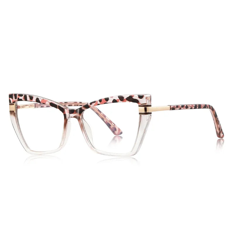 CCspace Women's Full Rim Square Tr 90 Alloy Reading Glasses 802700
