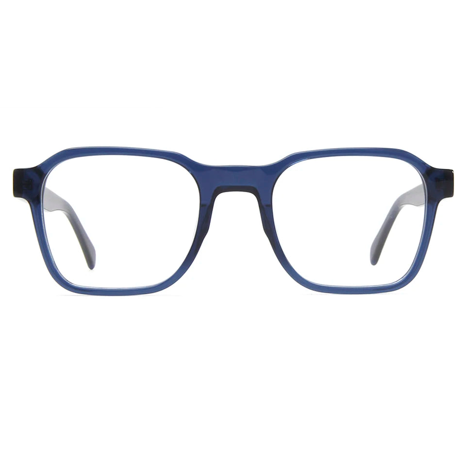 Esnbie Unisex Full Rim Square Acetate Eyeglasses 61723 Full Rim Esnbie   