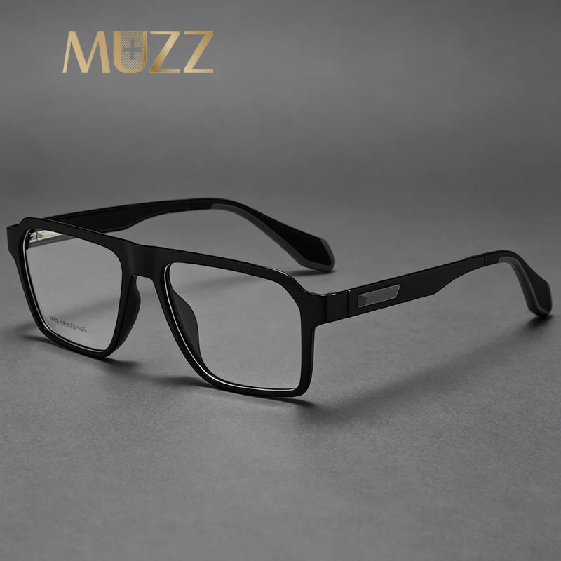 Muzz 68100 unisex rectangle TR-90 prescription eyeglasses