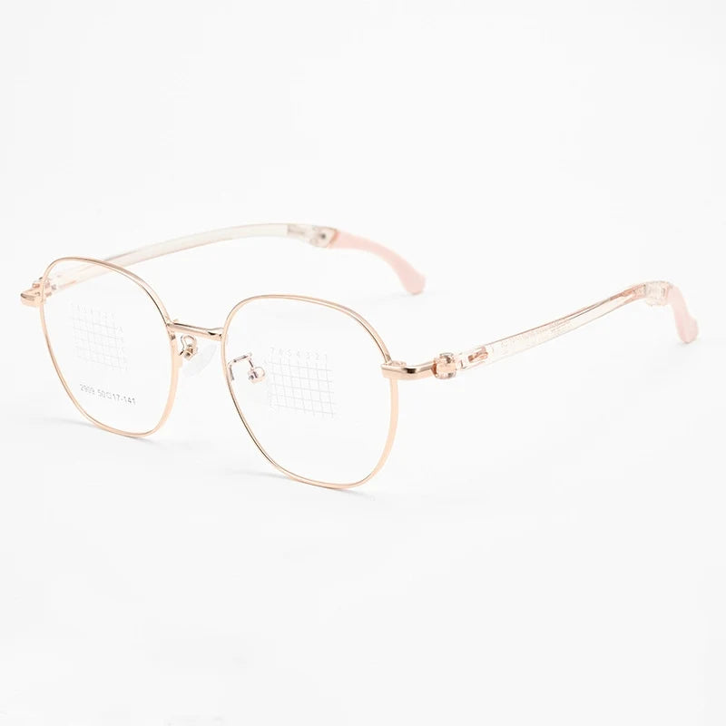 Yimaruili Unisex Full Rim Polygonal TR-90 Eyeglasses 2909ET — view 4 | Yimaruili at FuzWeb