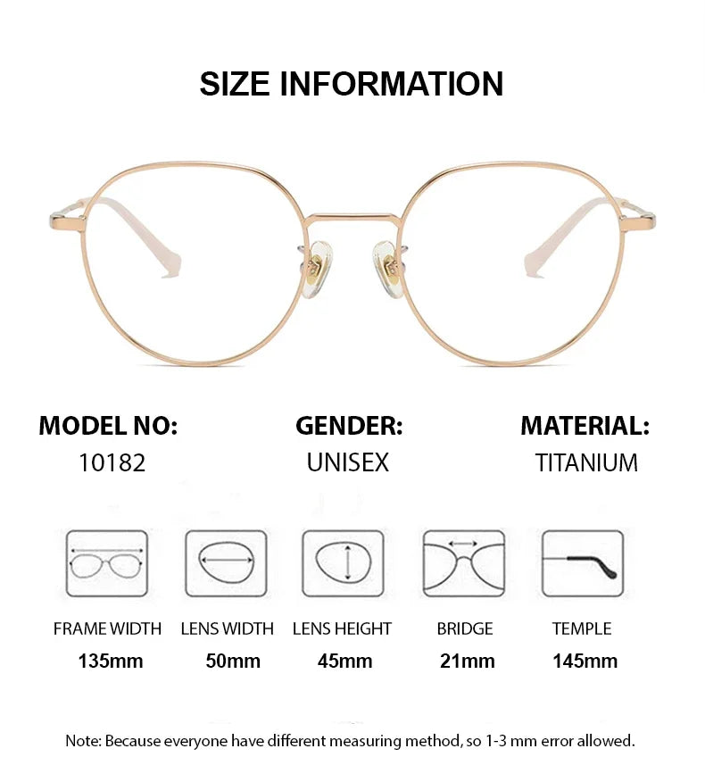 Summer Flower 1010 Women's Round Full Rim Eyeglasses — view 2