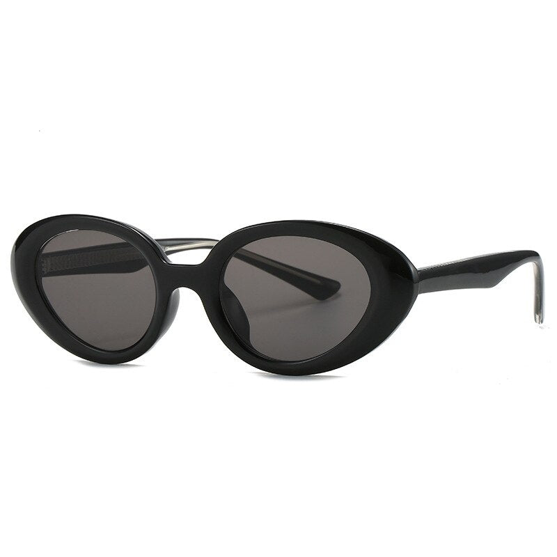 CCSpace Women's Full Rim Oval Pc Plastic Eyeglasses/Sunglasses 56760 Full Rim CCspace C1Black  