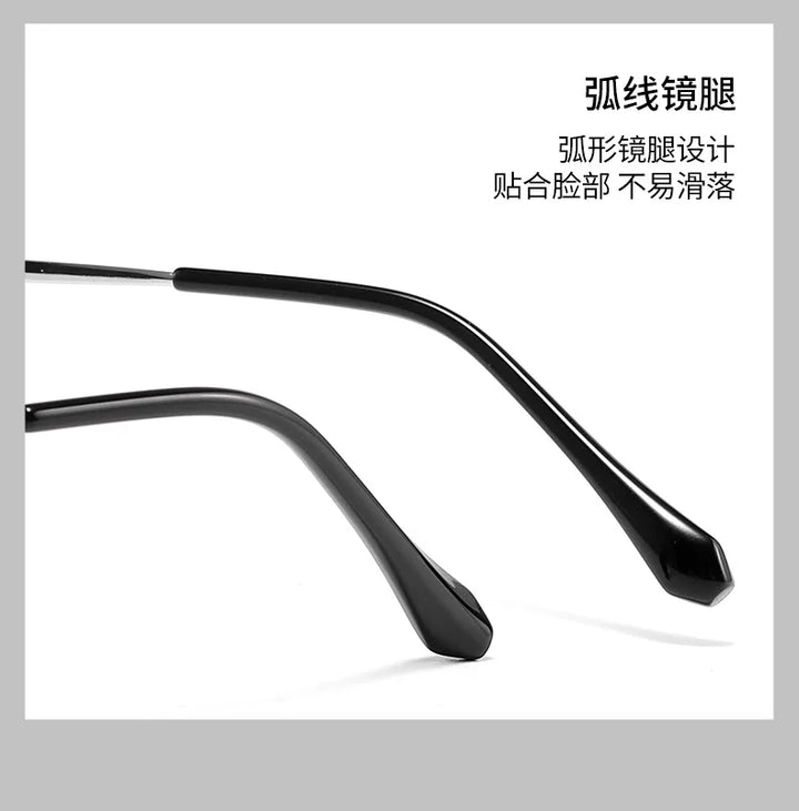 Gmei Optical 2139K men's full rim alloy prescription eyeglasses — view 5
