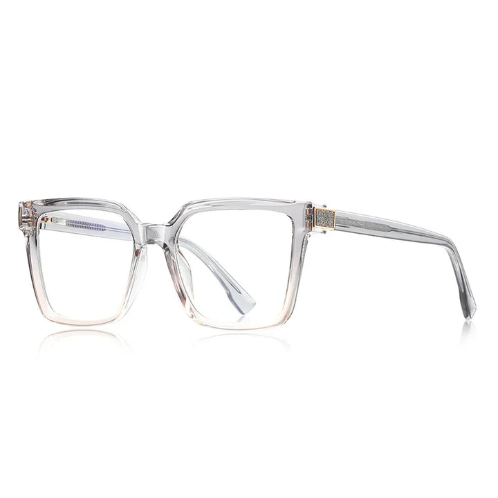 CCspace Women's Full Rim Square Tr 90 Alloy Reading Glasses 802724