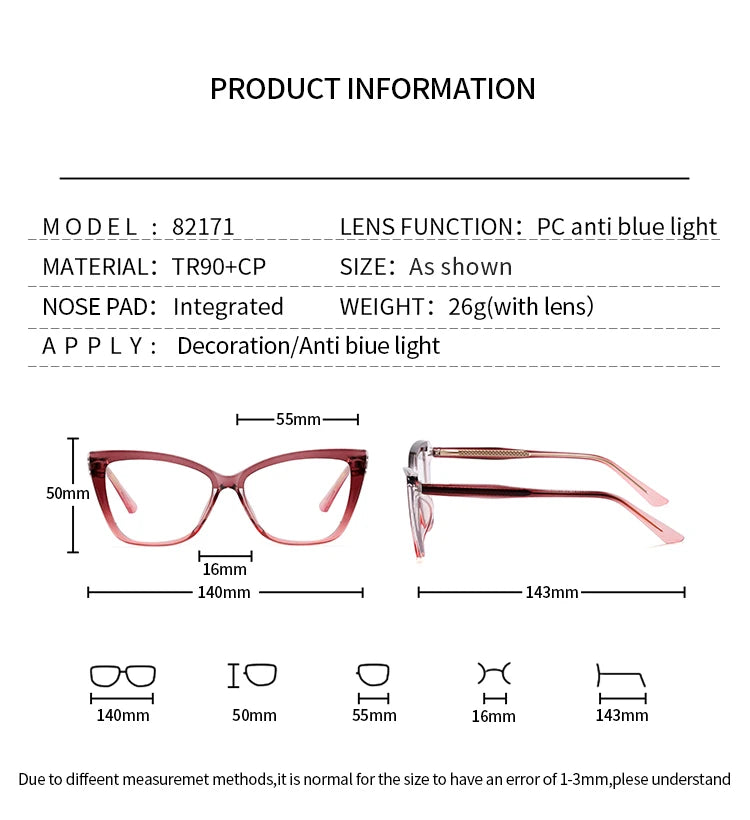 Vicky 82171 Women's Round Full Rim Eyeglasses — view 2