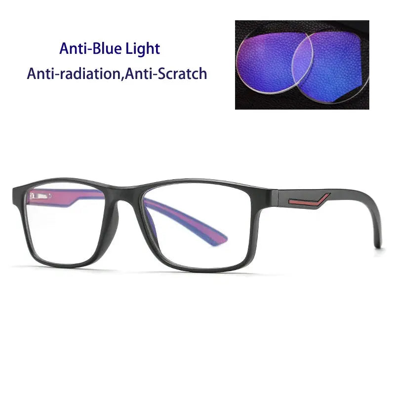 Kocolior 238800 Unisex Full Rim Square Tr 90 Titanium Frames FuzWeb