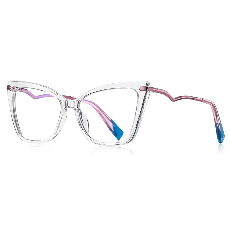 Vicky Women's Full Rim Square TR90 and Stainless Steel Reading Glasses 2106 — view 2 | Vicky at FuzWeb