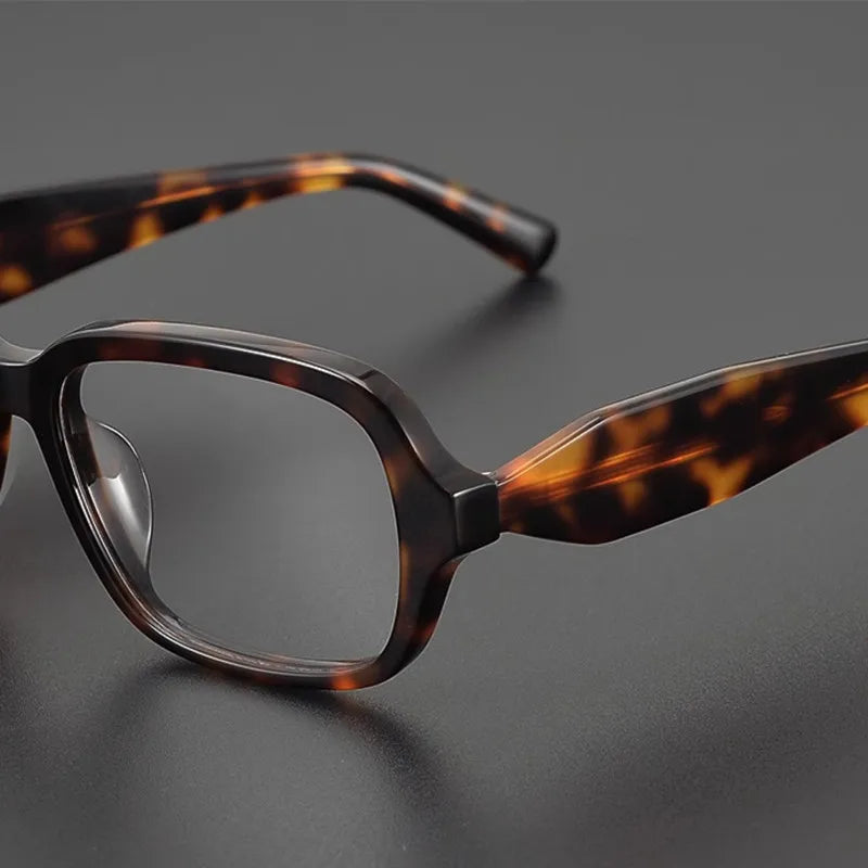 Aimee Unisex Full Rim Square Thick Acetate Eyeglasses 5002 Full Rim Aimee   