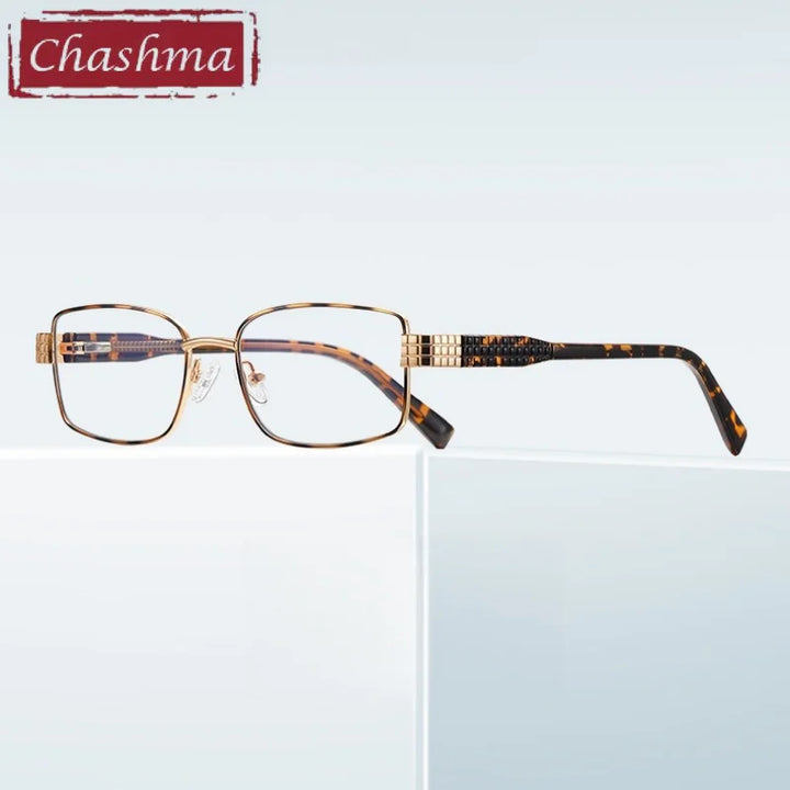 Chashma Ochki Women's Full Rim Square Tr 90 Alloy Eyeglasses 883163