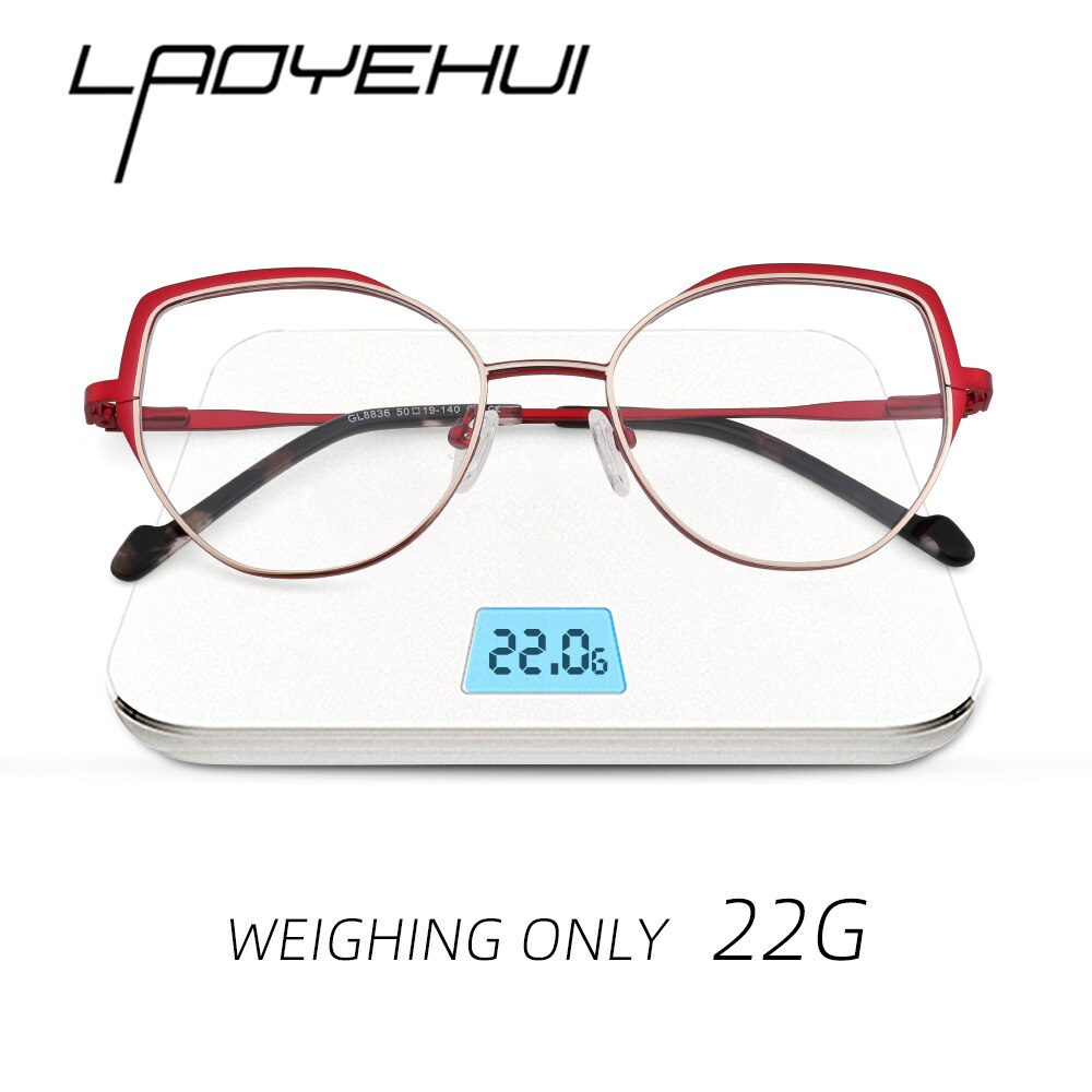 Laoyehui Women's Full Rim Oval Alloy Presbyopic Reading Glasses Glr8836 Reading Glasses Laoyehui   