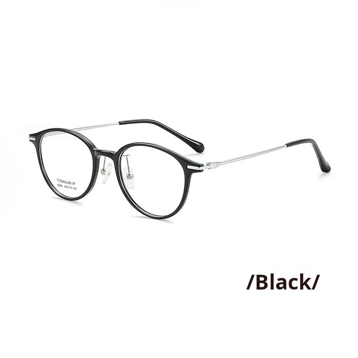 Momoja Women's Full Rim Oval Round Tr 90 Titanium Eyeglasses 739308