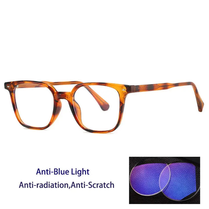 Kocolior 280010 Unisex Full Rim Oval Square Tr 90 Alloy Frames FuzWeb
