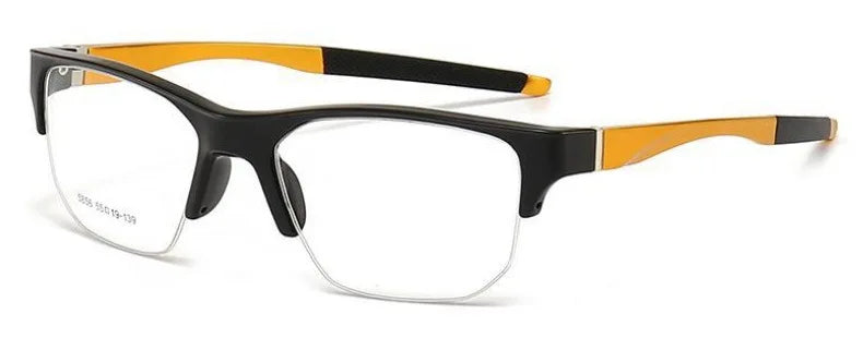Muzz 58560 men's semi rim sports prescription eyeglasses — view 16