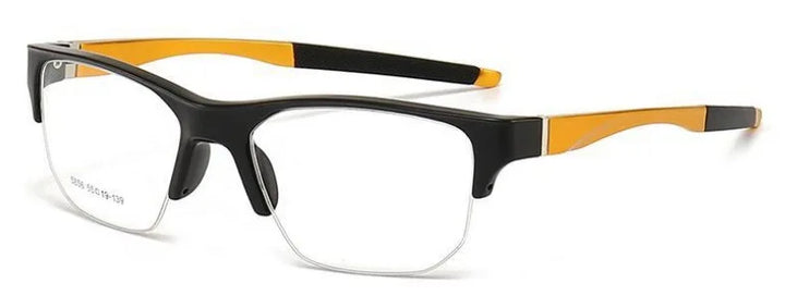 Muzz 58560 men's semi rim sports prescription eyeglasses — view 16