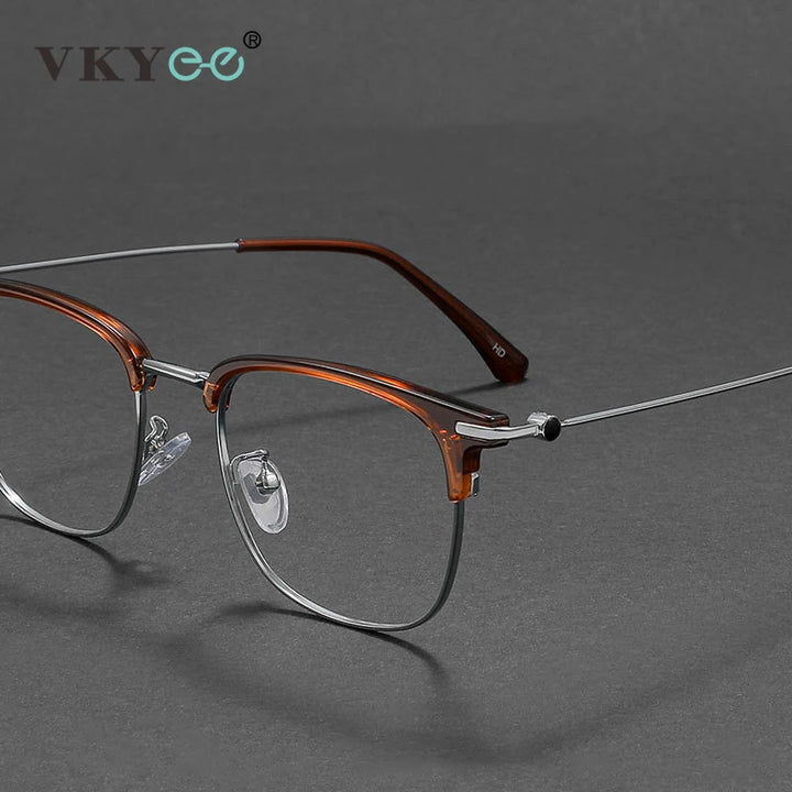 Vicky Unisex Full Rim Square Tr 90 Alloy Reading Glasses 80601