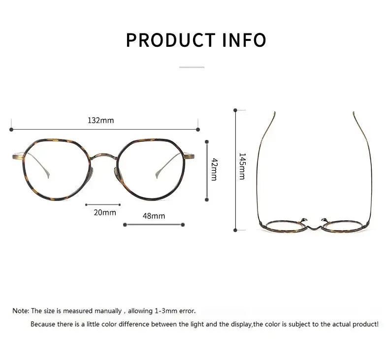 Bobbie Womens Full Rim Polygon Titanium Eyeglasses Clip On Sunglasses 731000 — view 2 | Bobbie at FuzWeb